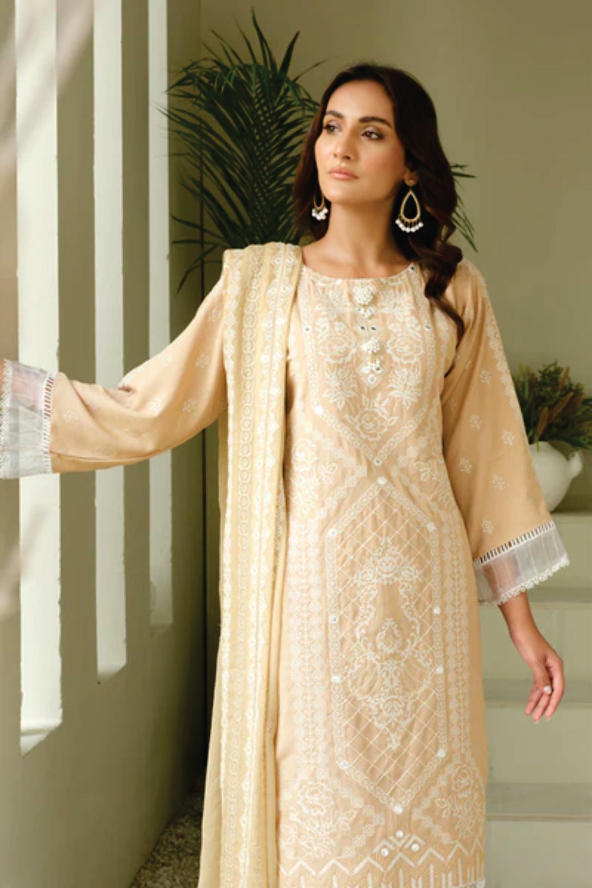 Karandi Embroidered Collection by Marjjan SKC-101(SKIN)