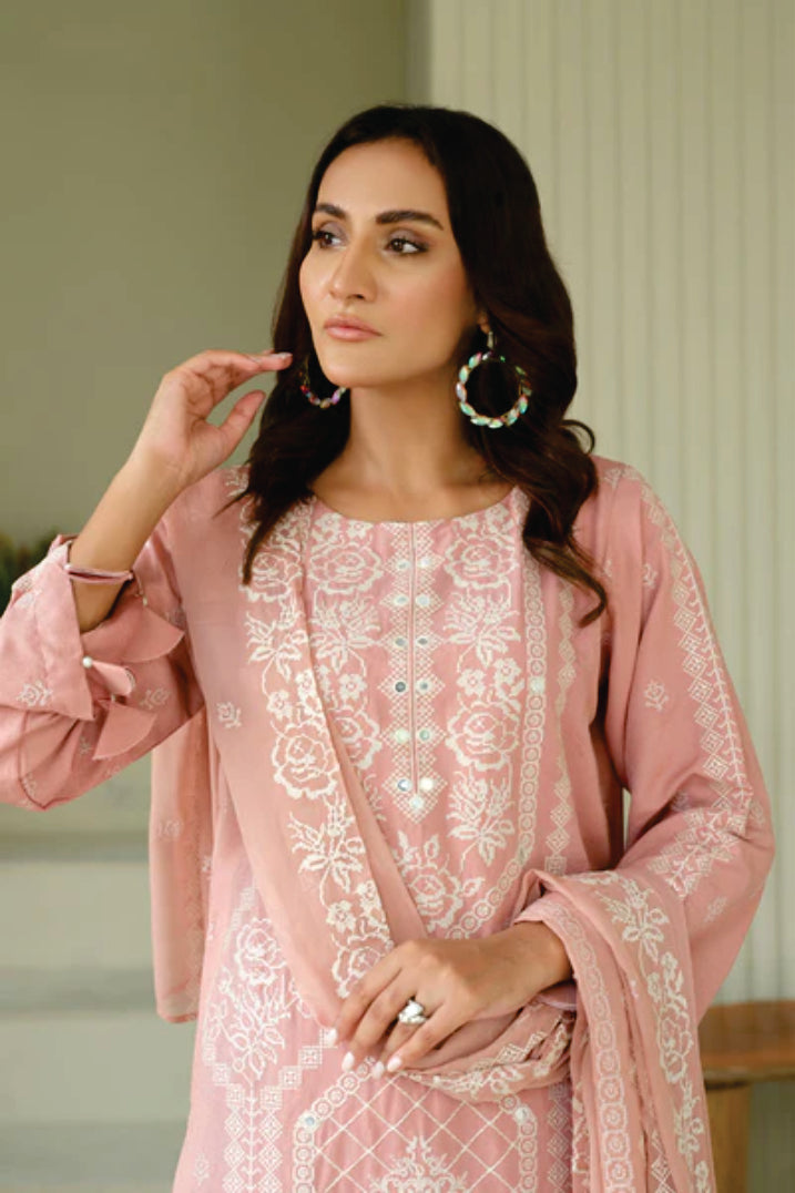Karandi Embroidered Collection By Marjjan SKC-101(PINK)