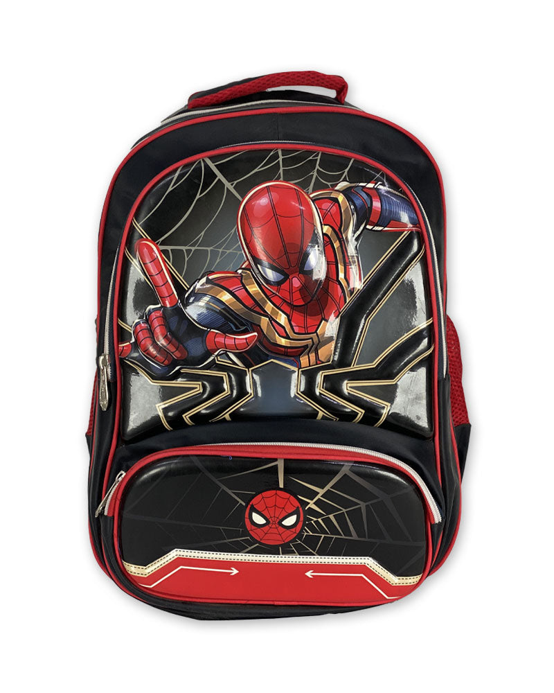 3D Spider-Man Themed Backpack – Durable Kids School Bag