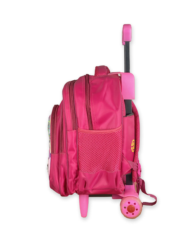 3D Print Kids' Pink Unicorn Trolley School Bag