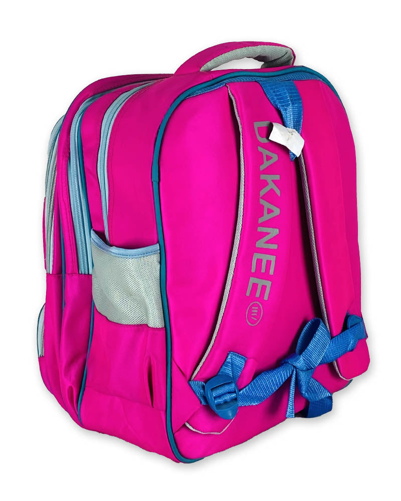 3D Girl-Themed Pink Backpack – Stylish and Spacious School Bag for Kids
