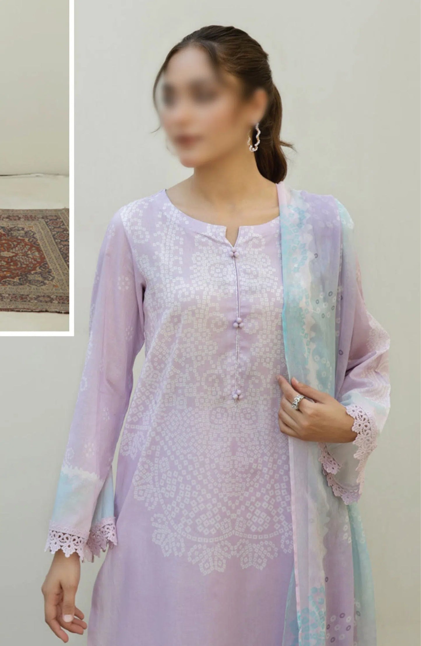 LADIES EMBROIDERED CHIKANKARI LAWN BY AFREEN COLLECTION