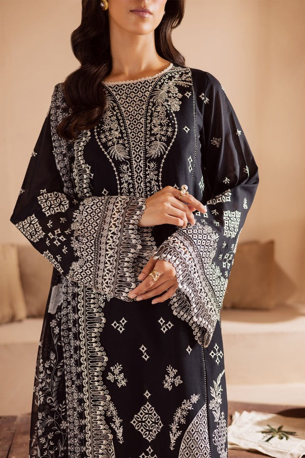 Nureh Embroidered Laser Cut Lawn with Printed Chiffon Dupatta NE- 167