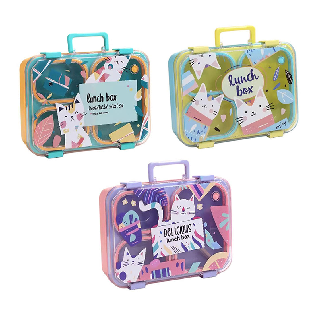 KiddyKatz Cartoon Lunch Box