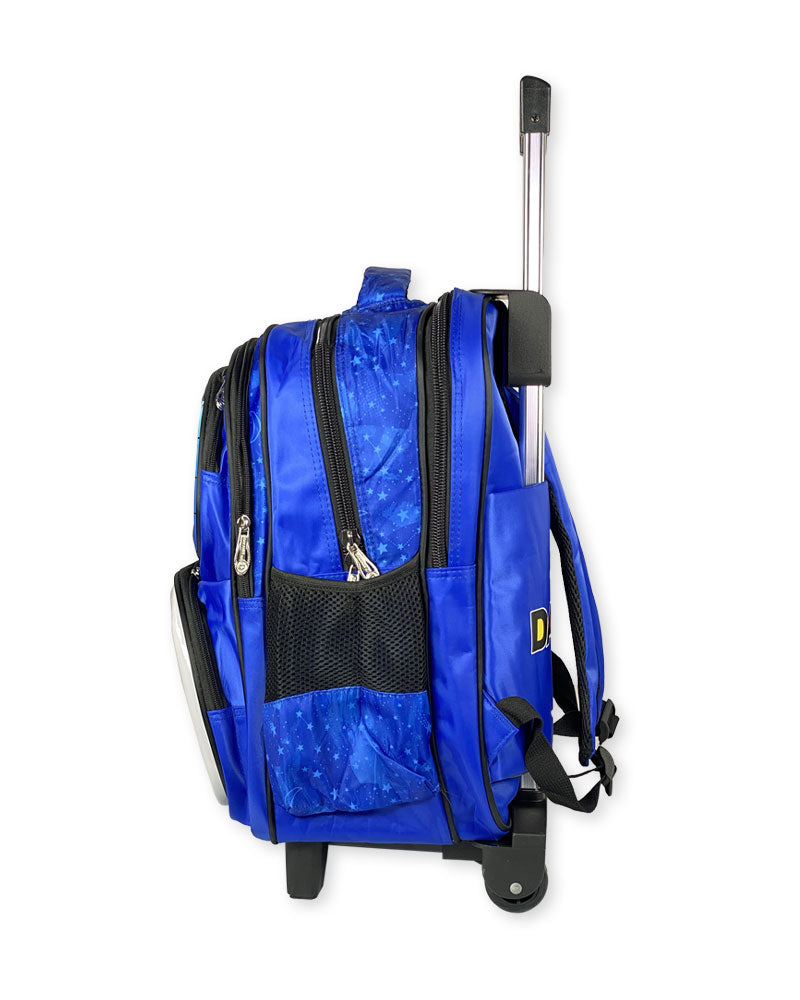 Batman Trolley Bag with Gamepad Design 3-Wheel School Bag
