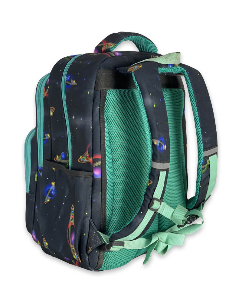 Zundi Kids Space-Themed Backpack – Astronaut & Rocket Design