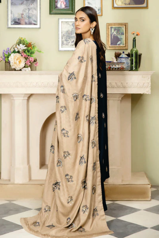 Wool Embroidered Collection by Marjjan MRW-475(NAVY BLUE)