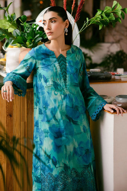 Nureh Printed And Embroidered Chikankari Lawn 2pc - Summer