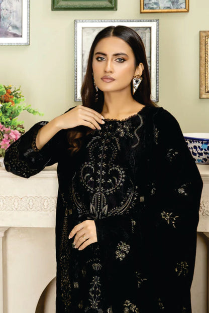 WOOL EMBROIDERED Collection by Marjjan MRW-473(BLACK)