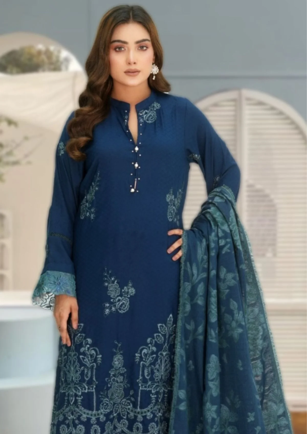 Meemsey Embroidered Wool 3 piece suit - winter