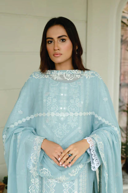 Karandi Embroidered Collection by Marjjan SKC-101(ICE BLUE)