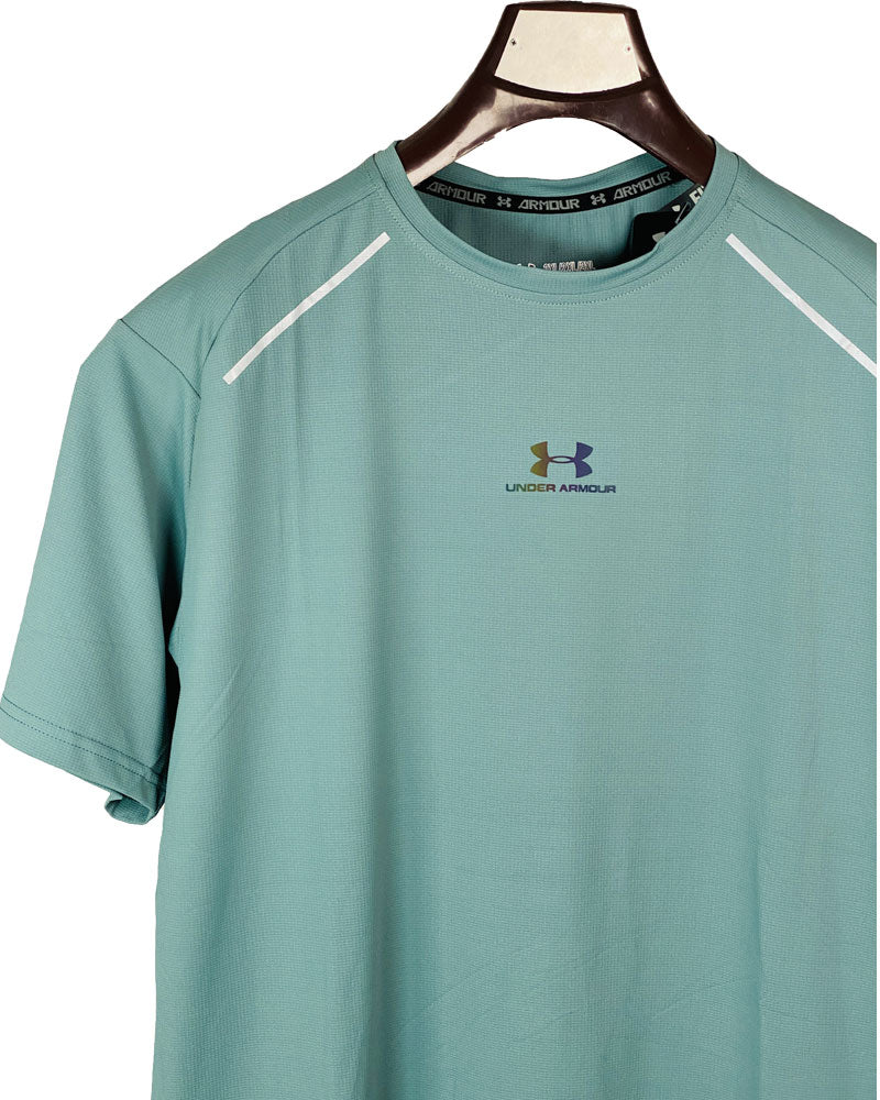 Under Armour Men's Green Tech T-Shirt – Lightweight Athletic Performance Tee