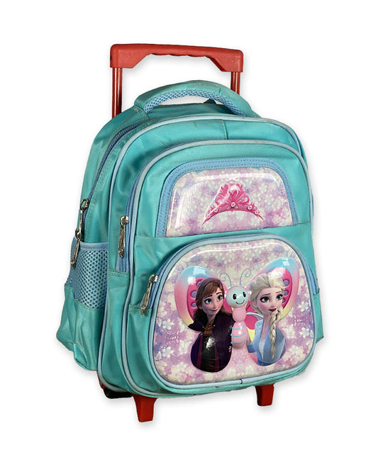 3D Print Frozen-themed Kids Rolling Backpack with Anna and Elsa Design
