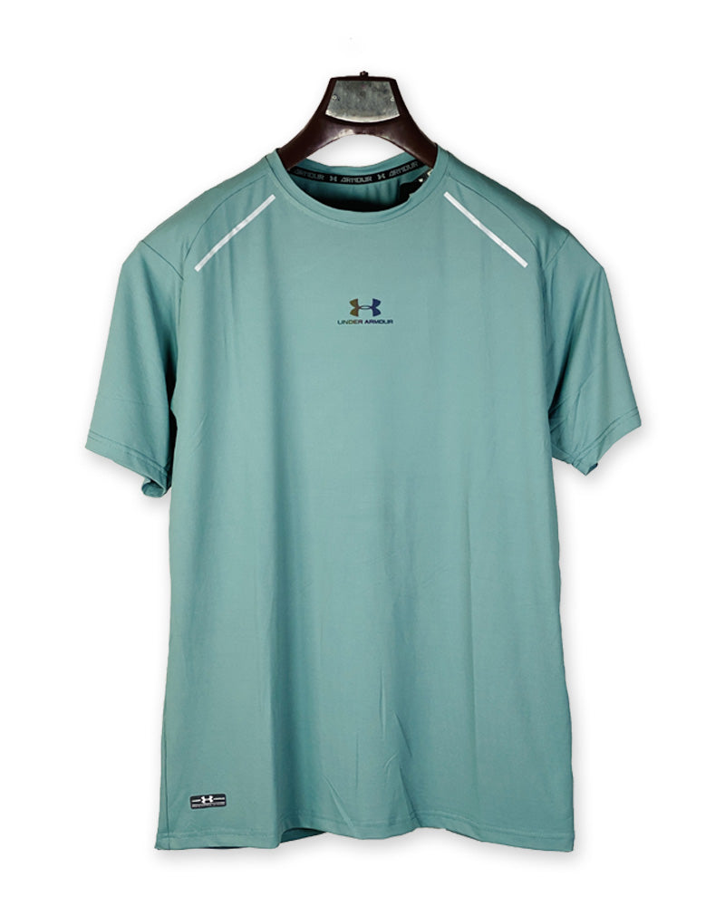 Under Armour Men's Green Tech T-Shirt – Lightweight Athletic Performance Tee