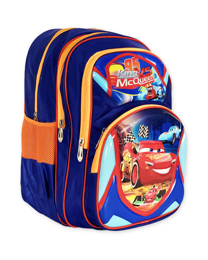 Cars 3D Lightning McQueen Backpack – Perfect for Racing Fans