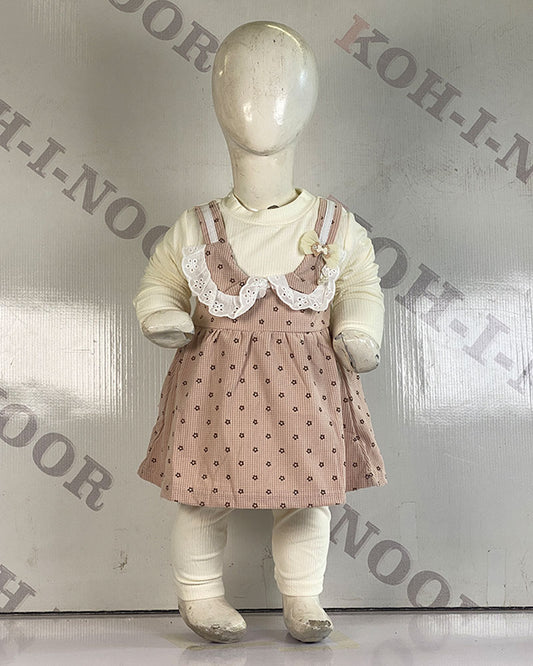 Blush Blossom Pinafore Set