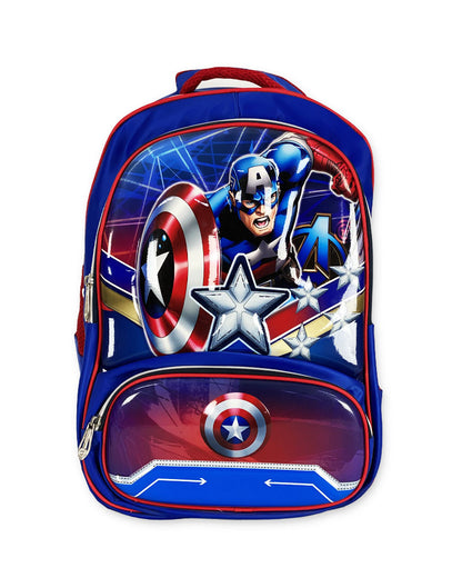 Captain America 3D Backpack – Durable & Stylish School Bag for Kids