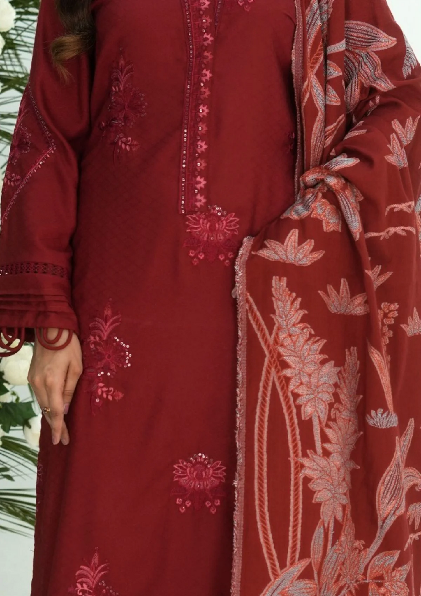 Meemsey Embroidered Wool 3 piece suit - winter