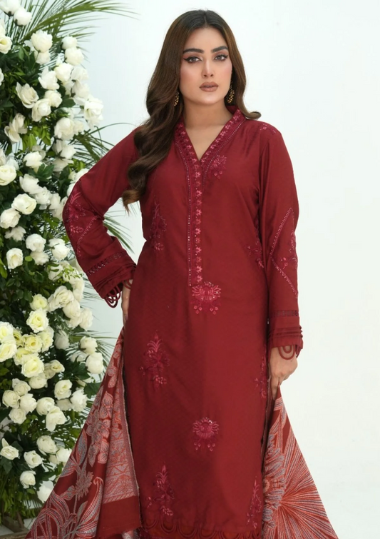 Meemsey Embroidered Wool 3 piece suit - winter