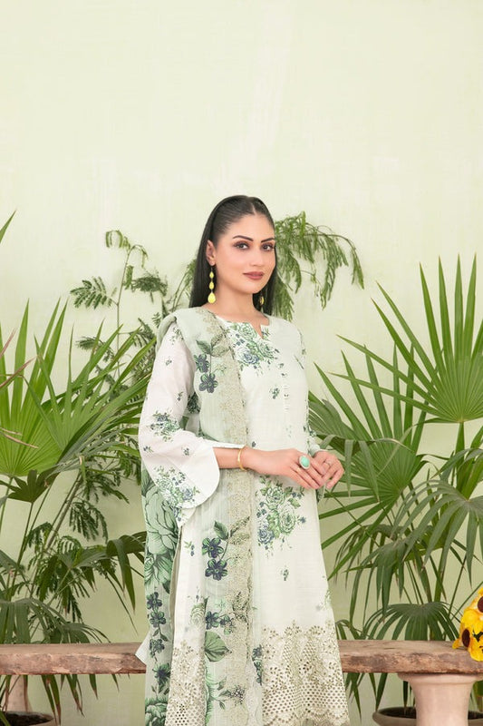 Tawakkal Embroidered Digital Printed Lawn 3 Piece Suit