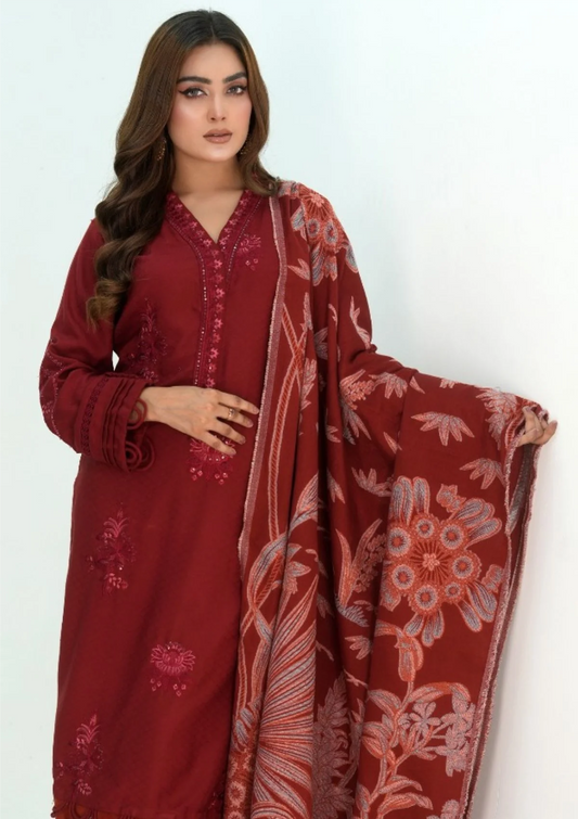 Meemsey Embroidered Wool 3 piece suit - winter