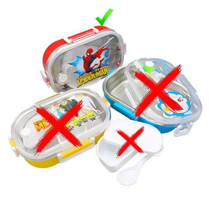 Stainless Steel Spiderman Lunch Box