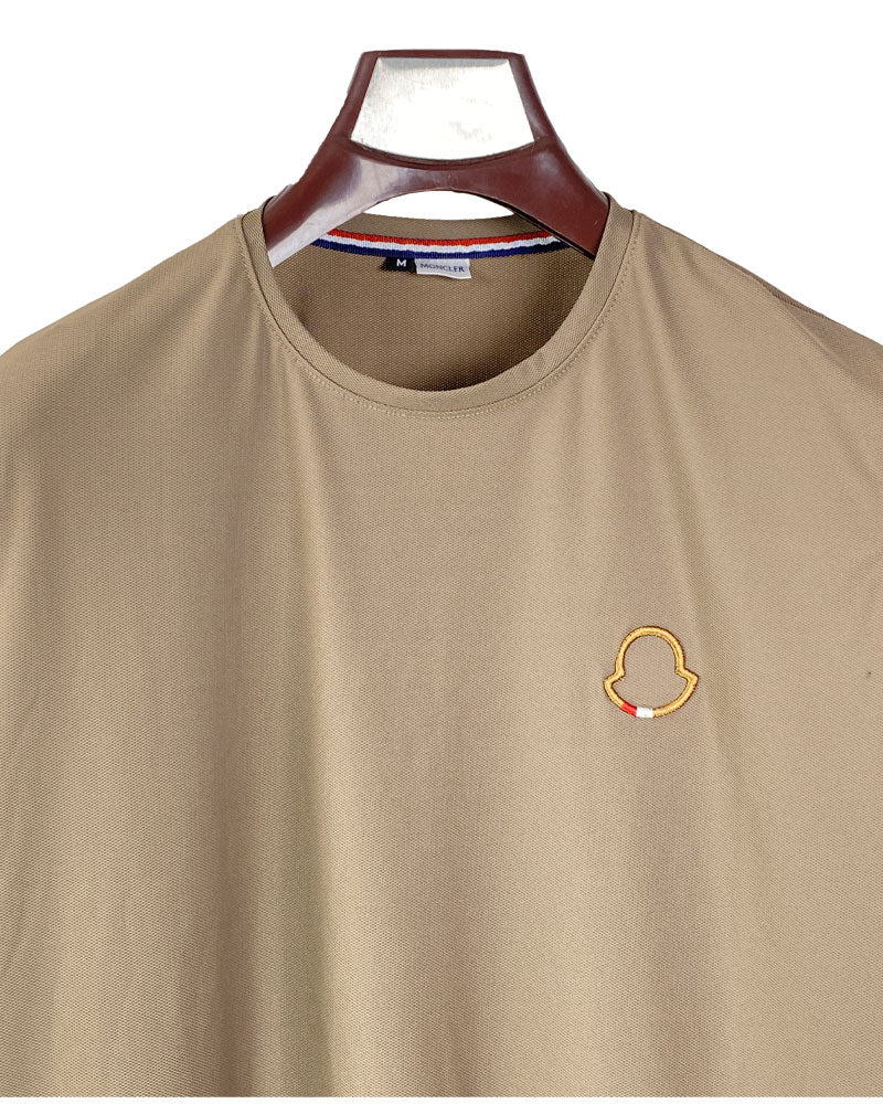 Dazzle Men’s Beige Casual T-Shirt – Minimalist Comfort with Signature Style