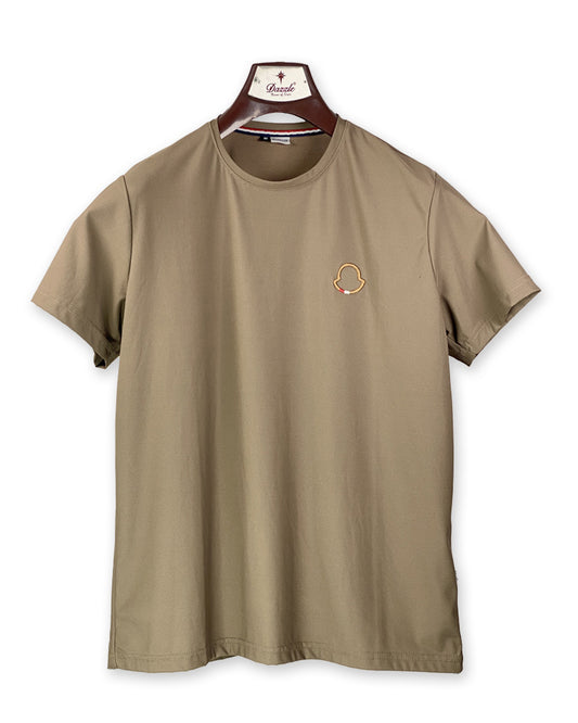 Dazzle Men’s Beige Casual T-Shirt – Minimalist Comfort with Signature Style