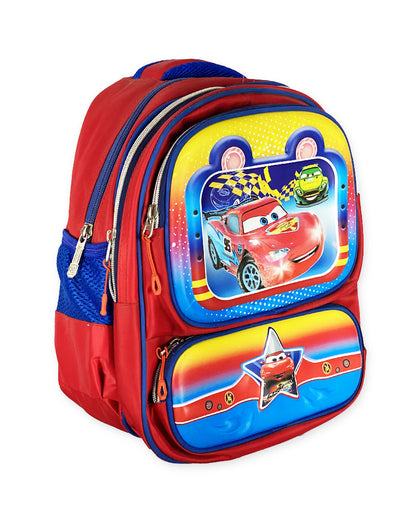 Lightning McQueen 3D Backpack – Durable and Fun School Bag for Kids