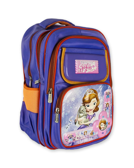 Princess Sofia 3D Backpack – Magical and Functional School Bag for Kids