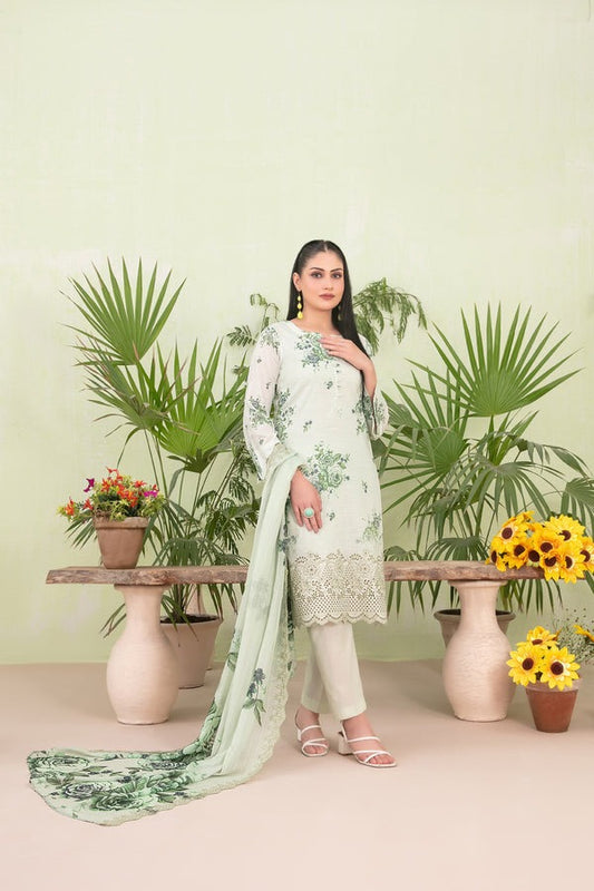 Tawakkal Embroidered Digital Printed Lawn 3 Piece Suit