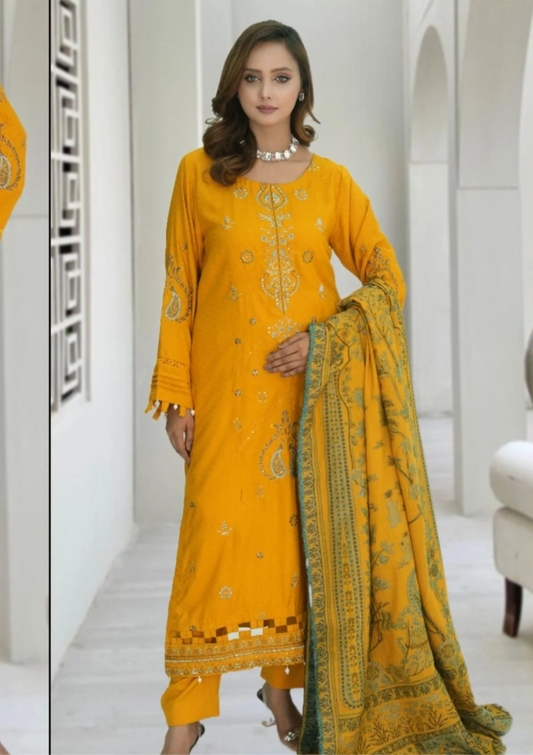 Meemsey Embroidered Wool 3 piece suit - winter