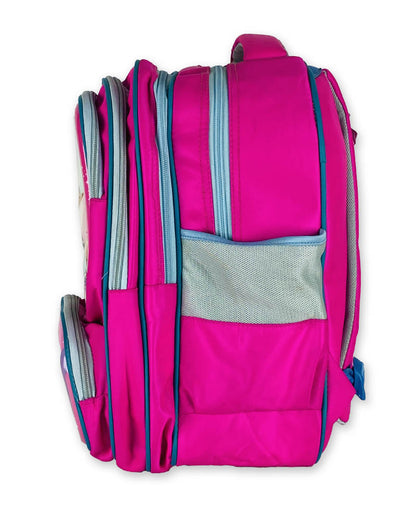 3D Girl-Themed Pink Backpack – Stylish and Spacious School Bag for Kids