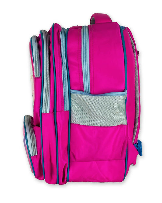 3D Girl-Themed Pink Backpack – Stylish and Spacious School Bag for Kids