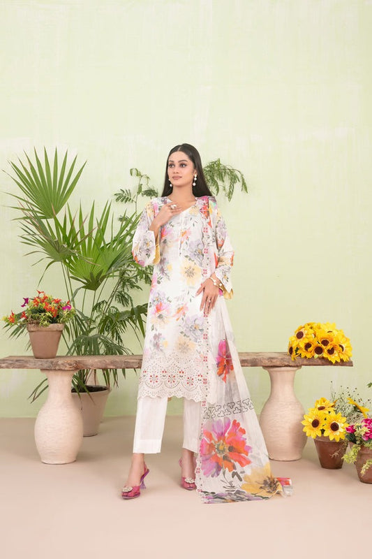 Tawakkal Embroidered Digital Printed Lawn 3 Piece Suit