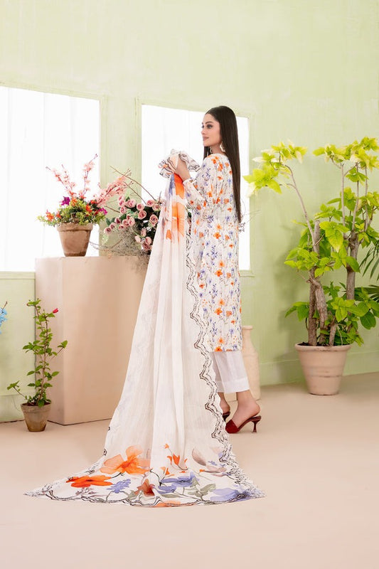 Tawakkal Embroidered Digital Printed Lawn 3 Piece Suit