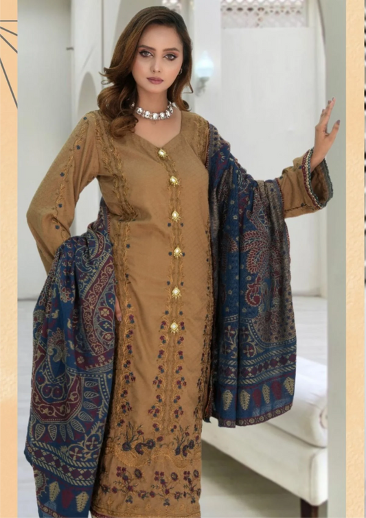 Meemsey Embroidered Wool 3 piece suit - winter