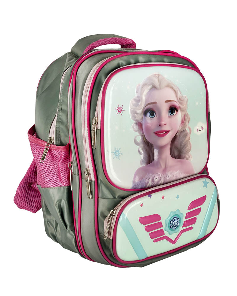 3D Frozen Princess-Themed School Backpack – Stylish, Spacious  Magical