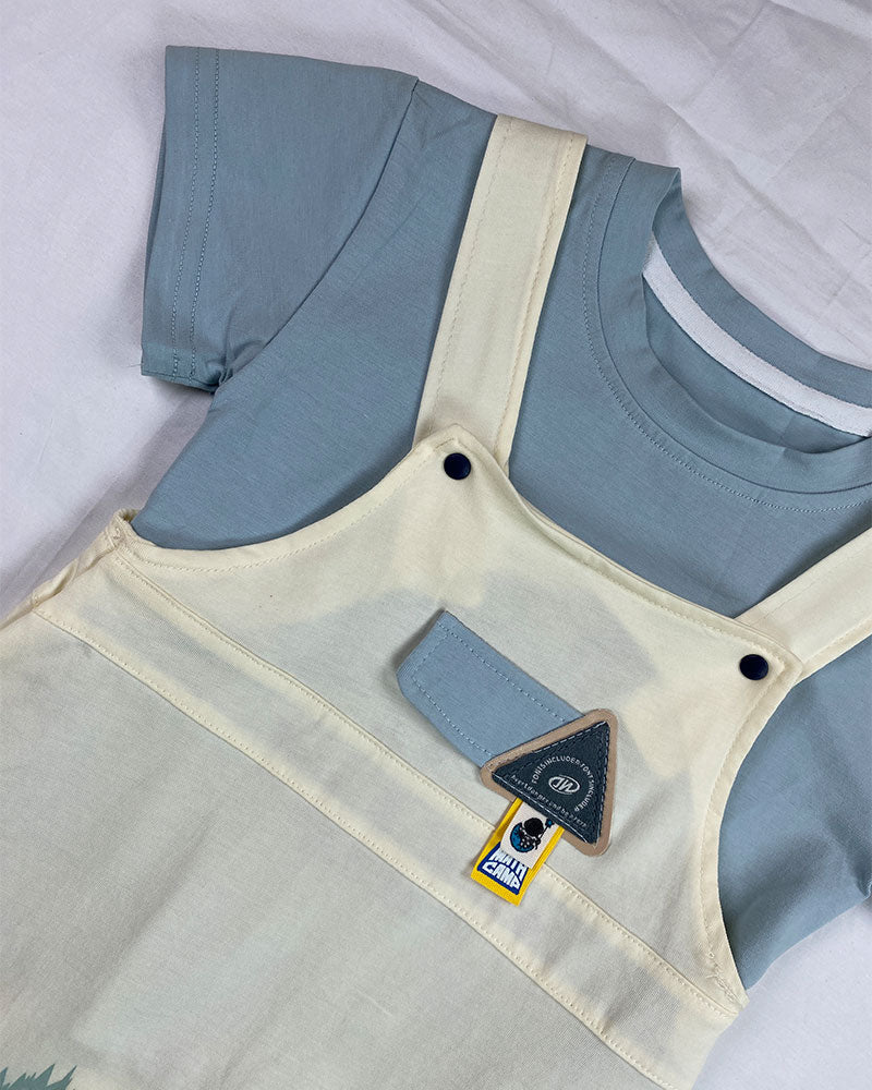 Forest Breeze Dungaree Set
