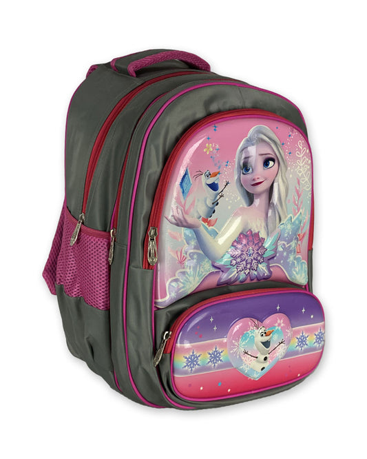 3D Frozen-Themed Kids School Backpack – Durable, Stylish
