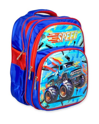 Speed Monster Truck Kids Backpack