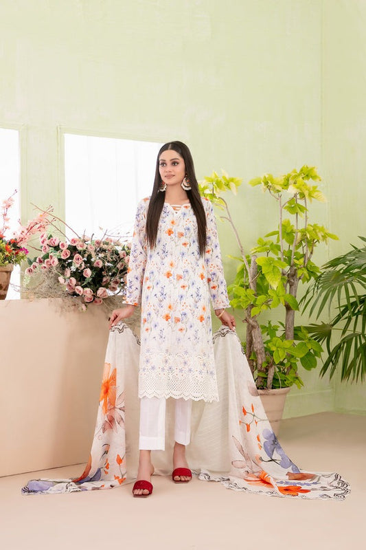 Tawakkal Embroidered Digital Printed Lawn 3 Piece Suit