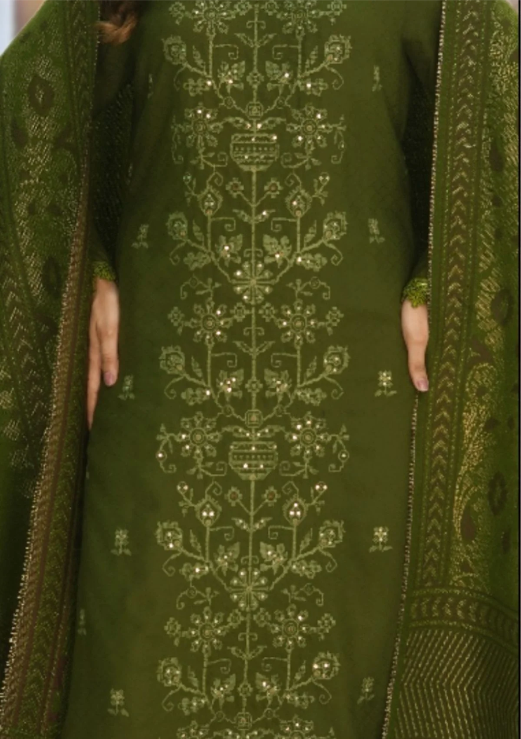 Meemsey Embroidered Wool 3 piece suit - winter