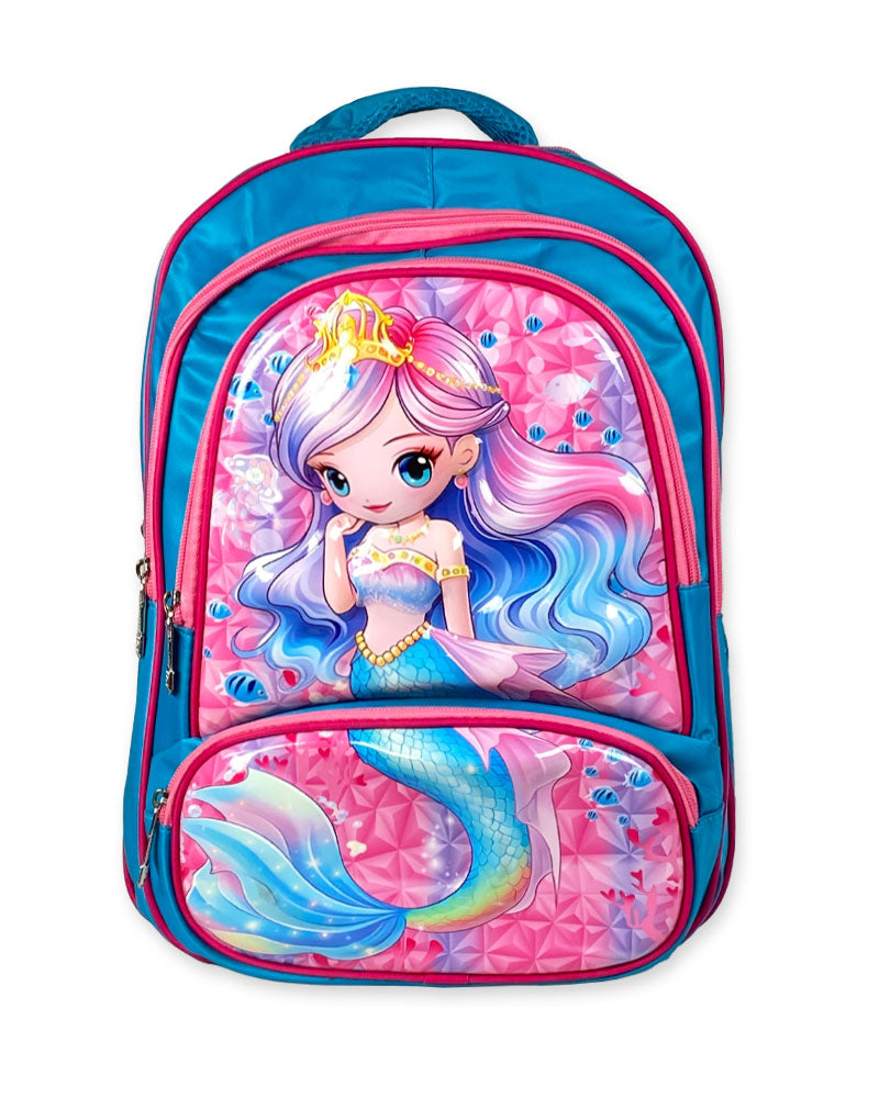 Kids Blue Mermaid Backpack