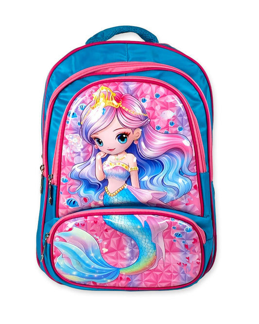 Kids Blue Mermaid Backpack