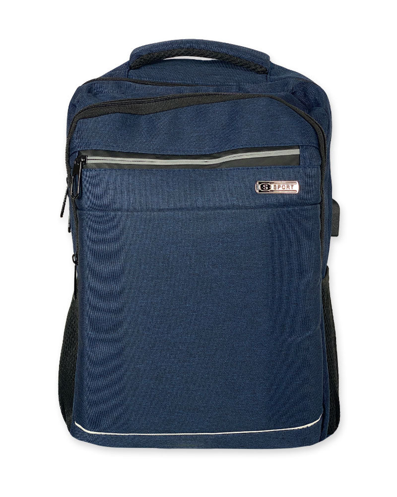 Multi-Compartment USB Charging Laptop Bag