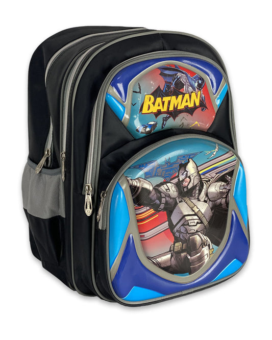 3D Batman Themed School Backpack – Superhero Bag for Kids