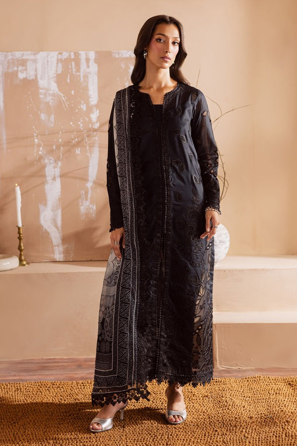Nureh Embroidered Laser Cut Lawn with Printed Chiffon Dupatta NE- 168