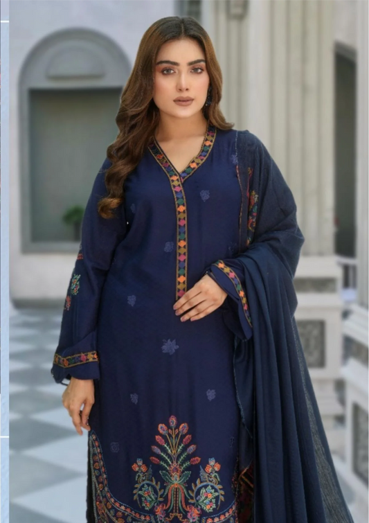 Meemsey Embroidered Wool 3 piece suit - winter