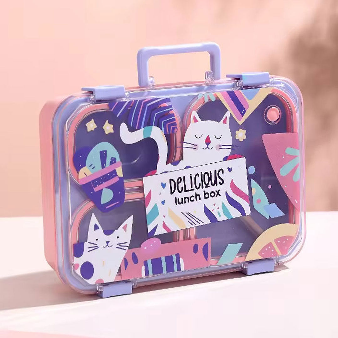 KiddyKatz Cartoon Lunch Box